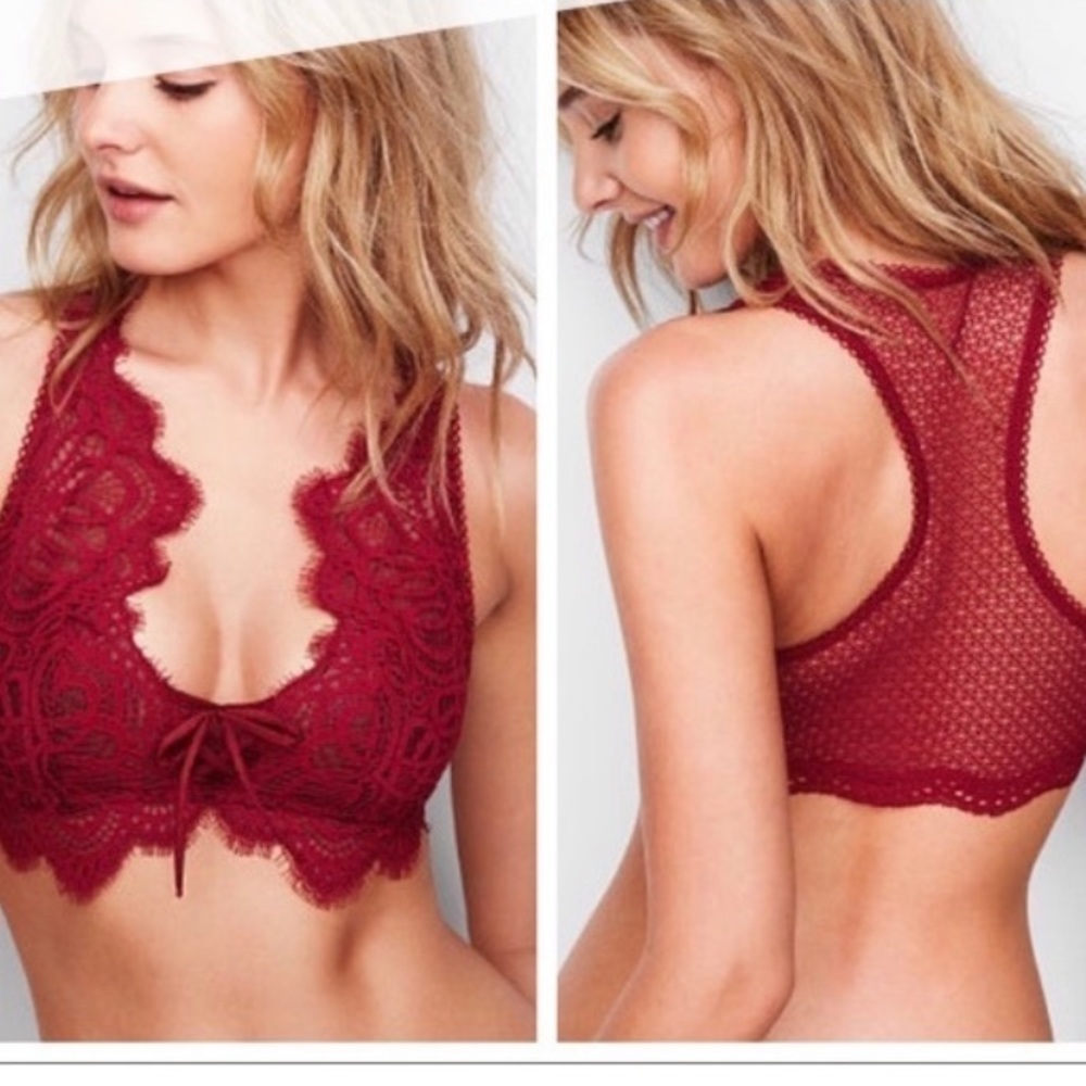 Victoria's Secret Dream Angels Lace Up Bralette